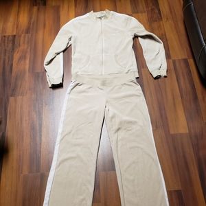 Velour JLo jacket and pants